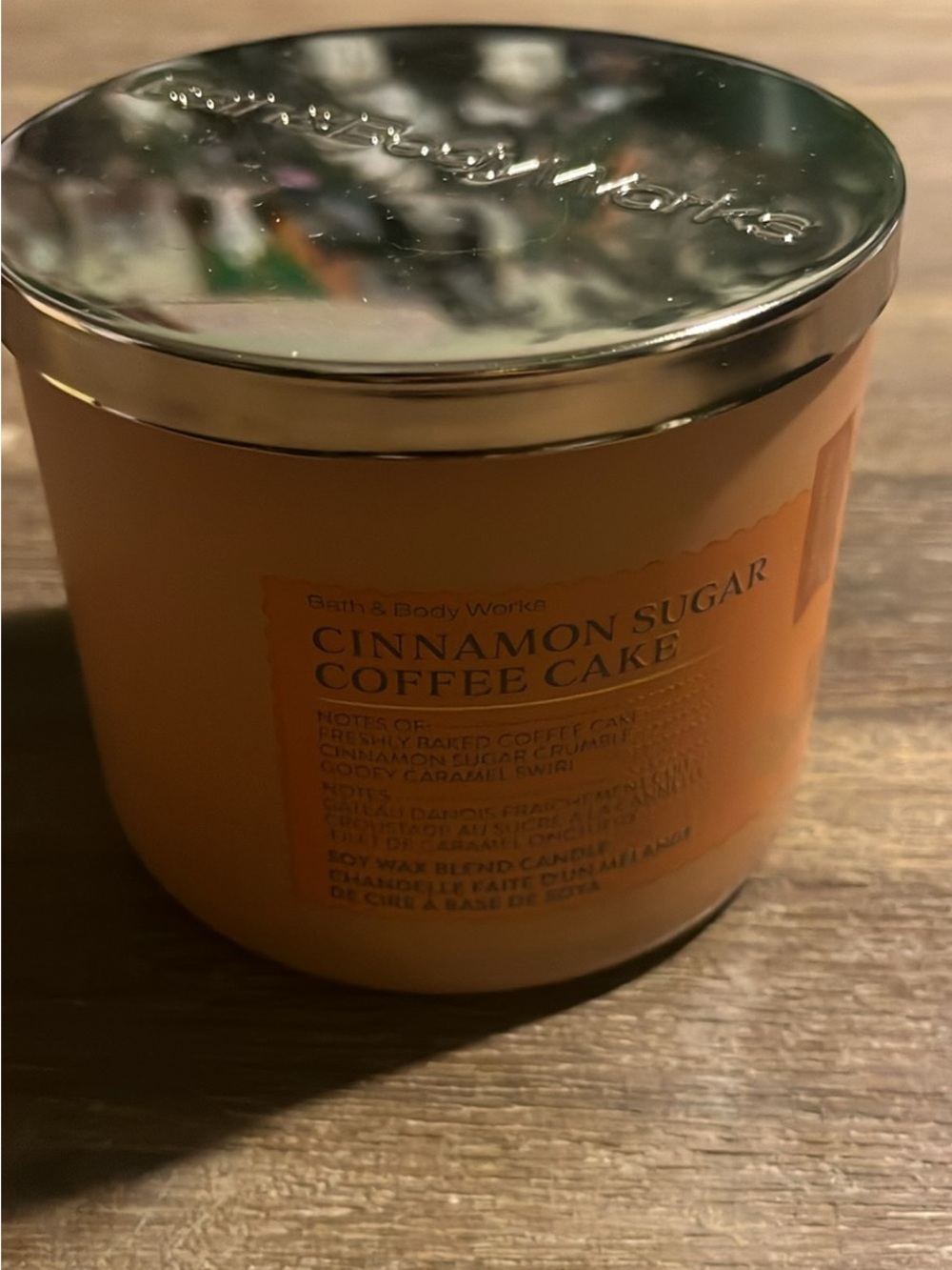 Bath & Body Works Cinnamon Sugar Coffee Cake Candle